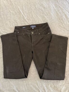 Talbots Black Slim Straight Jeans size 2P